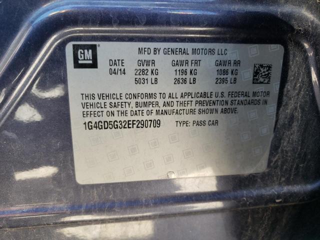 Zdjęcie 10 z aukcji – 2014 BUICK LACROSSE P z VIN 1G4GD5G32EF290709