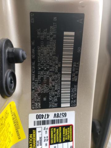 Photo 10 from auction – 2012 TOYOTA SIENNA XLE with VIN 5TDYK3DC5CS244991
