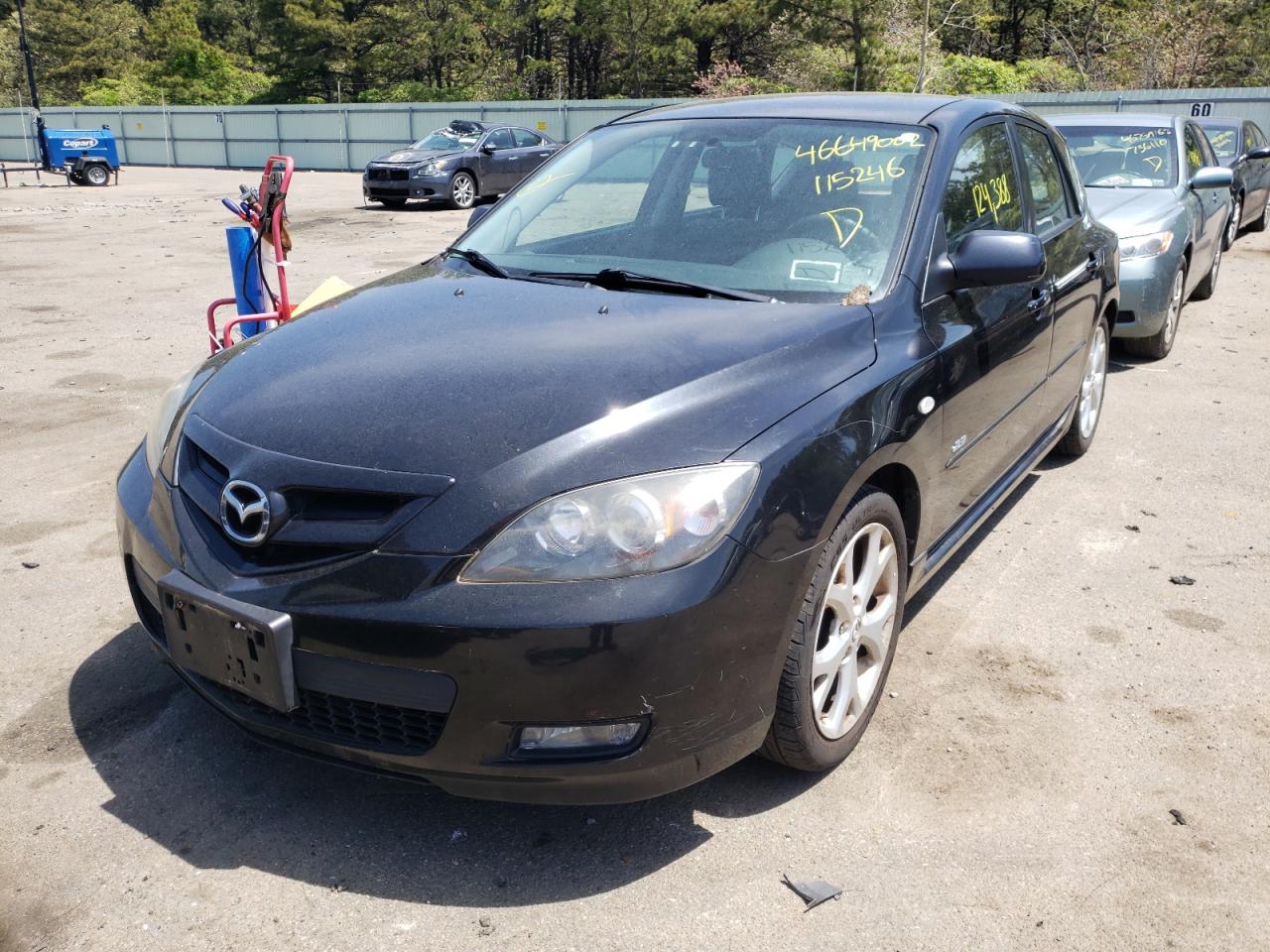 Photo 2 from auction – 2008 MAZDA 3 with VIN JM1BK344081154246