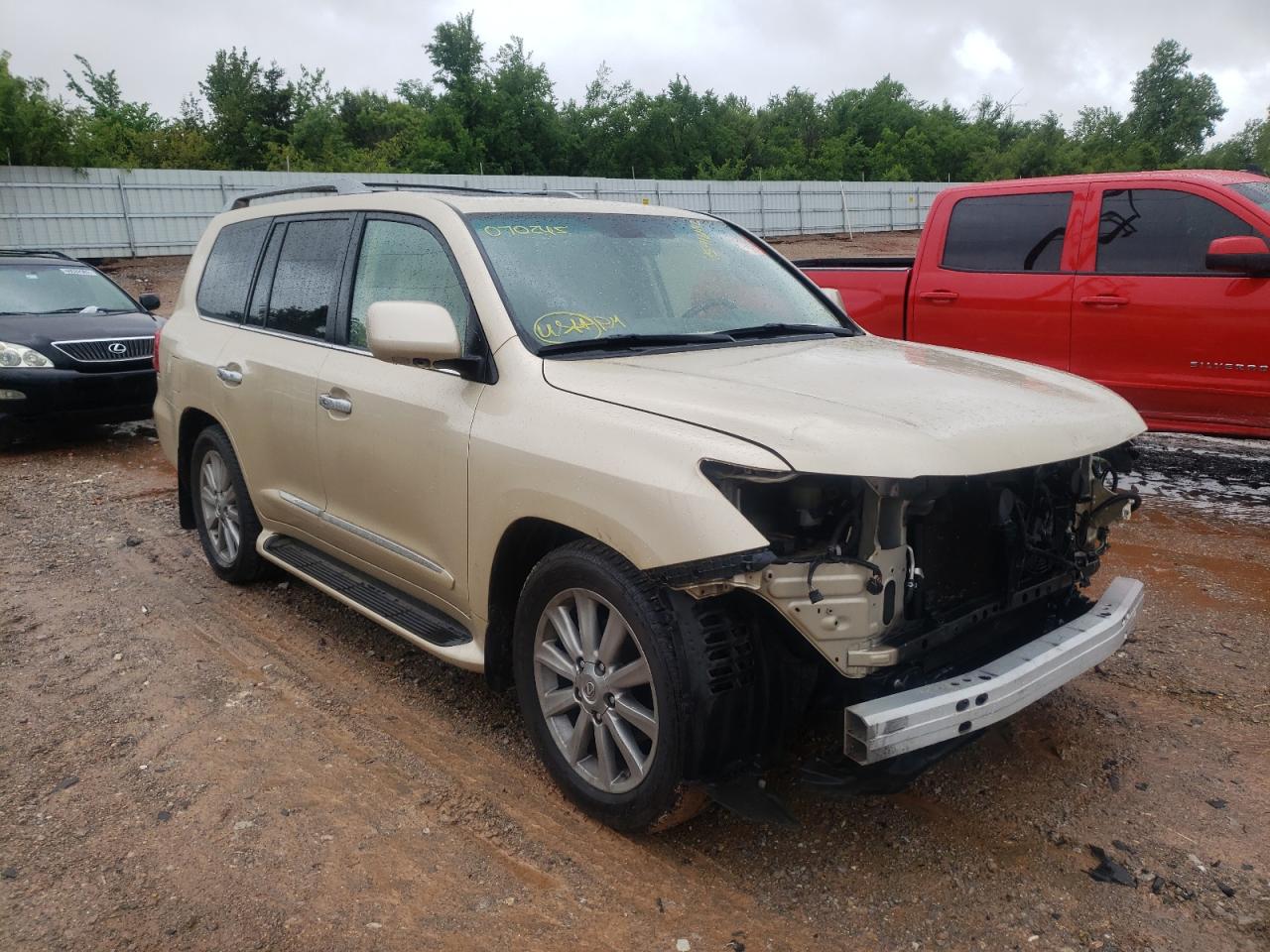 LEXUS LX 570 2011 with VIN JTJHY7AX3B4070245 - Photo from auction