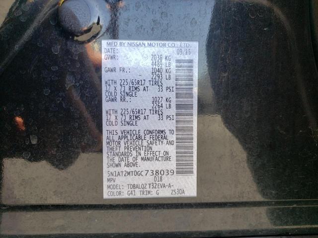 Photo 10 from auction – 2016 NISSAN ROGUE S with VIN 5N1AT2MT0GC738039