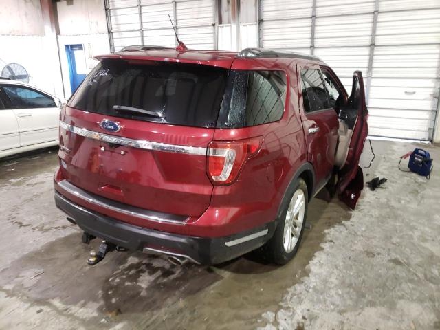 Photo 4 from auction – 2018 FORD EXPLORER L with VIN 1FM5K7F87JGC85175