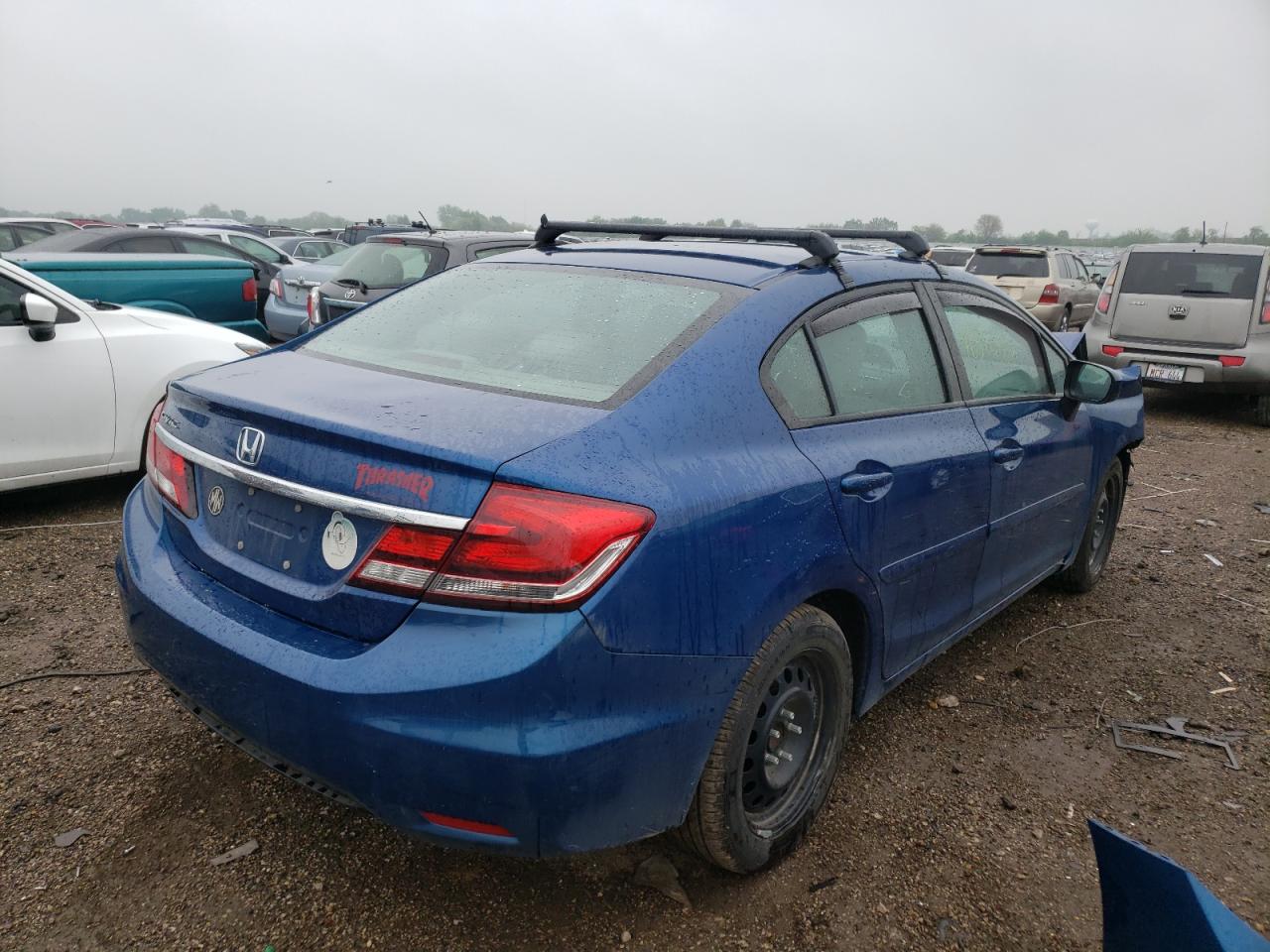 Photo 4 from auction – 2014 HONDA CIVIC LX with VIN 19XFB2F52EE047127