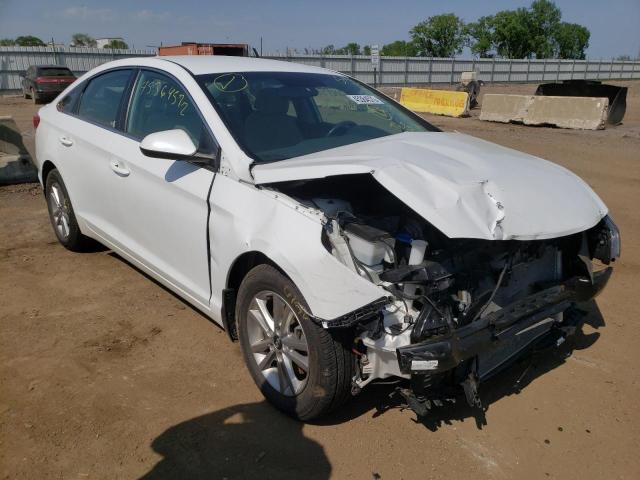HYUNDAI SONATA SE 2017 with VIN 5NPE24AF1HH583378 - Photo from auction