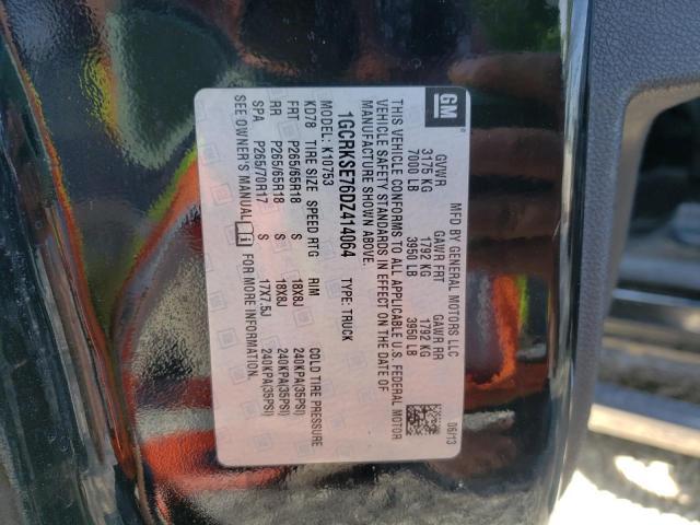 Photo 10 from auction – 2013 CHEVROLET SILVERADO with VIN 1GCRKSE76DZ414064