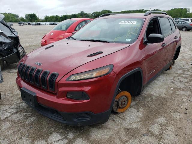 Photo 2 from auction – 2017 JEEP CHEROKEE with VIN 1C4PJLAB7HW661398