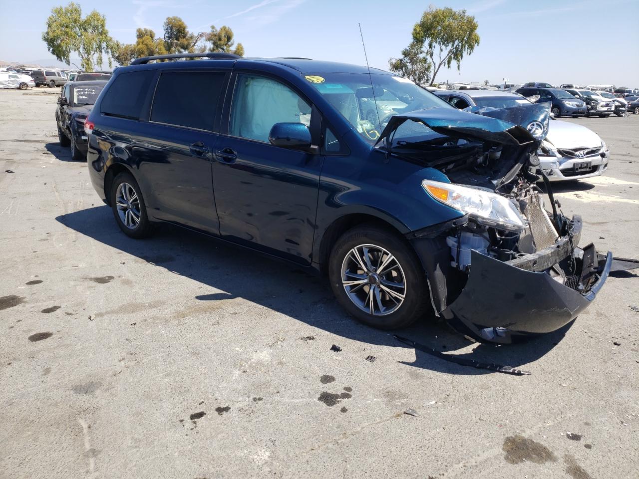 TOYOTA SIENNA LE 2012 with VIN 5TDKK3DC2CS177370 - Photo from auction