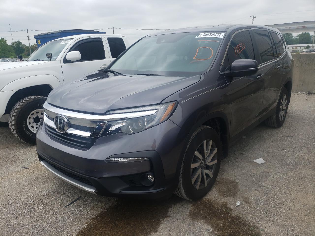 Photo 2 from auction – 2021 HONDA PILOT EXL with VIN 5FNYF6H55MB026069