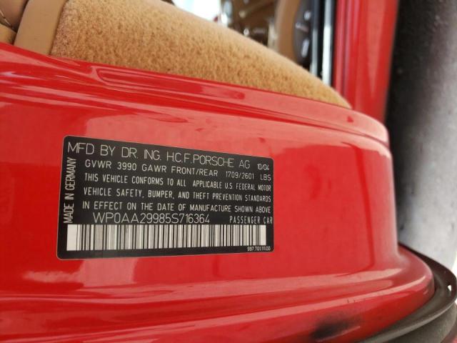 Photo 10 from auction – 2005 PORSCHE 911 NEW GE with VIN WP0AA29985S716364