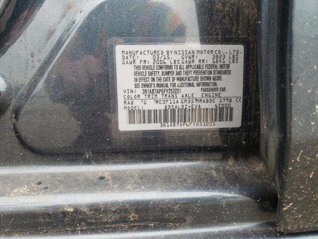 Photo 10 from auction – 2015 NISSAN SENTRA S with VIN 3N1AB7AP6FY253201