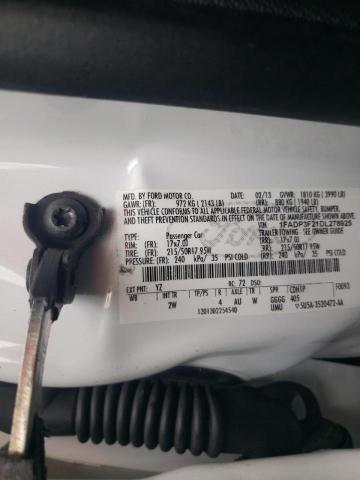 Photo 10 from auction – 2013 FORD FOCUS SE with VIN 1FADP3F21DL278925