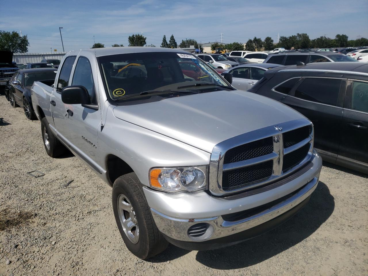 DODGE RAM 1500 2002 with VIN 1D7HU18N52S575902 - Photo from auction