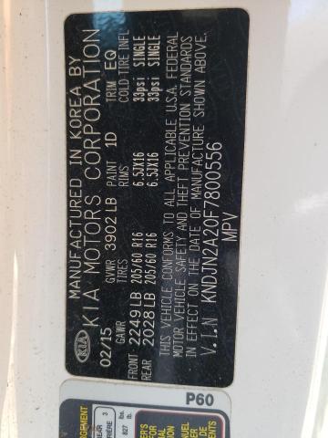 Photo 10 from auction – 2015 KIA SOUL with VIN KNDJN2A20F7800556