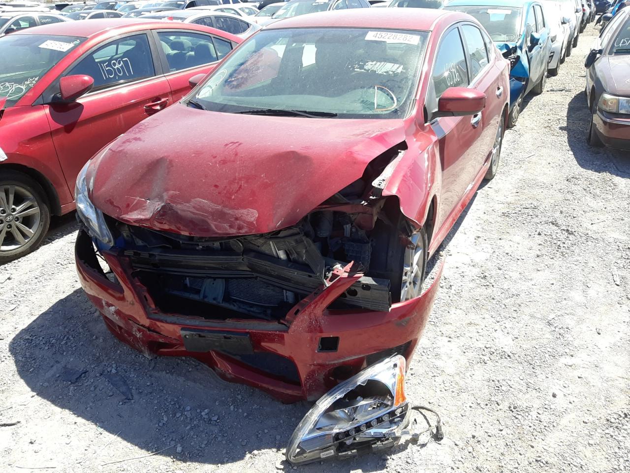 Photo 2 from auction – 2013 NISSAN SENTRA S with VIN 3N1AB7AP8DL712173