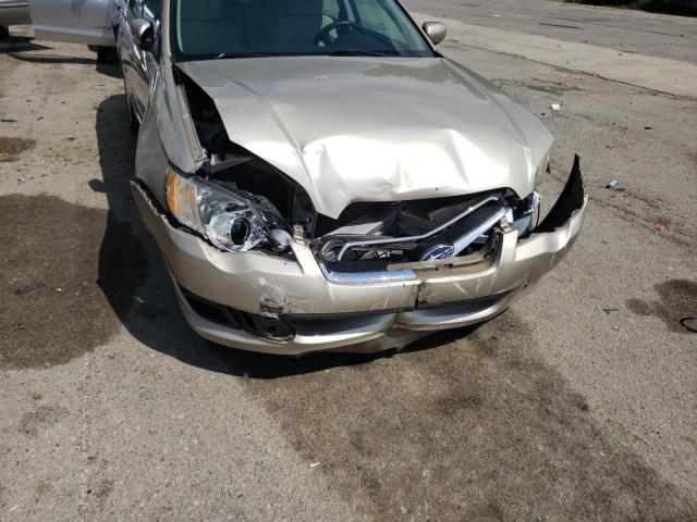 Photo 9 from auction – 2008 SUBARU LEGACY 2.5 with VIN 4S3BL616687221031