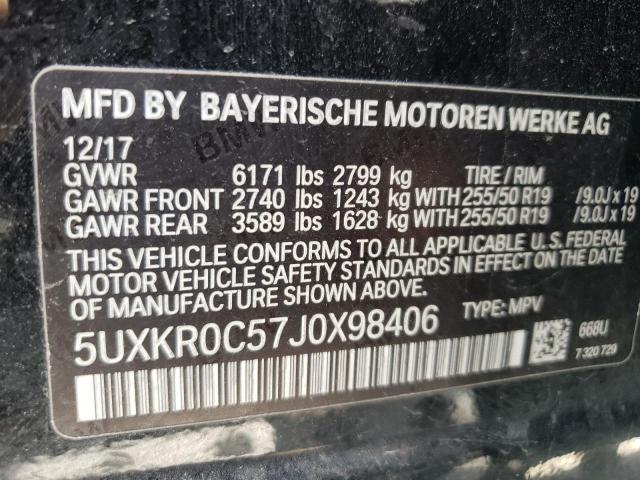 Photo 1 from auction – 2018 BMW X5 XDRIVE3 with VIN 5UXKR0C57J0X98406