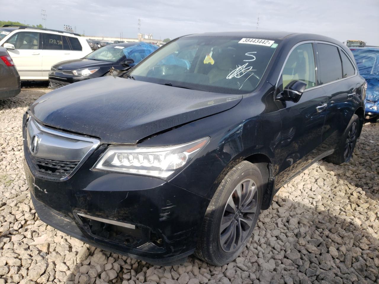 Photo 2 from auction – 2014 ACURA MDX with VIN 5FRYD4H43EB001432