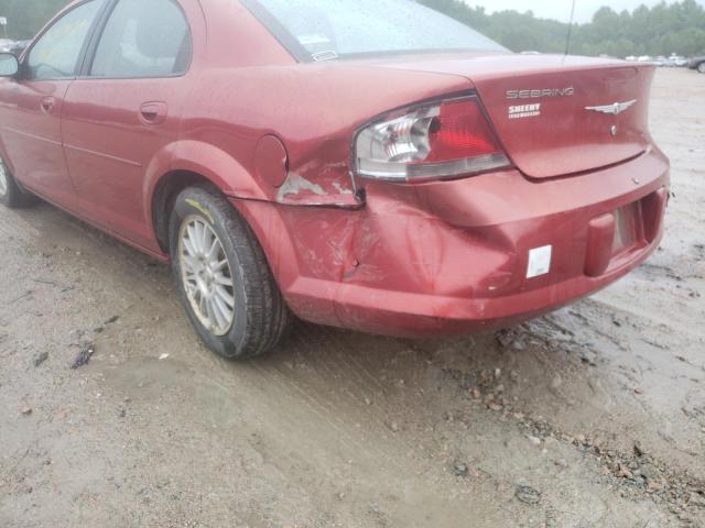 Photo 9 from auction – 2005 CHRYSLER SEBRING with VIN 1C3EL46X15N596467
