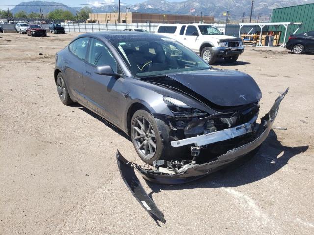 TESLA MODEL 3 2021 with VIN 5YJ3E1EB3MF997808 - Photo from auction