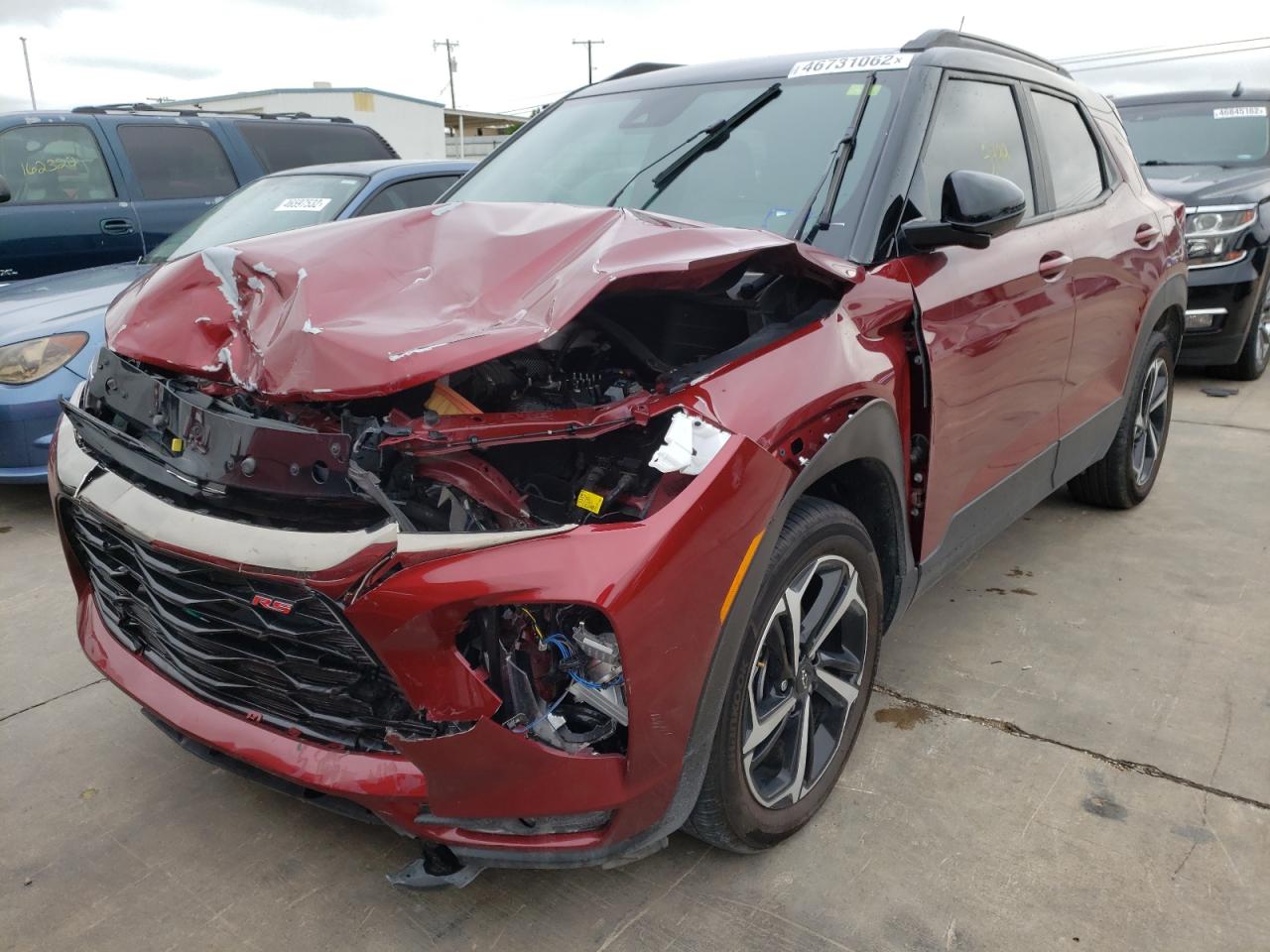Photo 2 from auction – 2022 CHEVROLET TRAILBLAZE with VIN KL79MTSL5NB037526