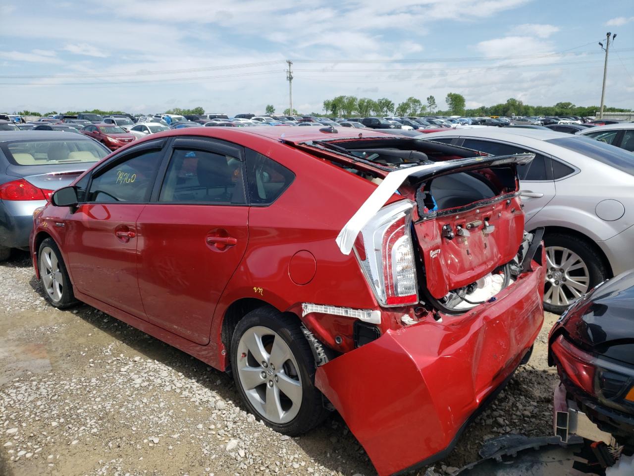 Photo 3 from auction – 2015 TOYOTA PRIUS with VIN JTDKN3DUXF1967470