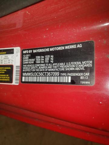 Photo 10 from auction – 2012 MINI COOPER with VIN WMWSU3C56CT367099