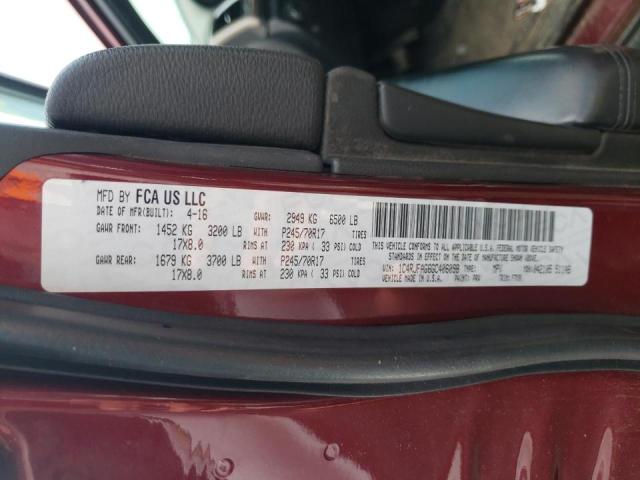 Photo 10 from auction – 2016 JEEP GRAND CHER with VIN 1C4RJFAG6GC406098