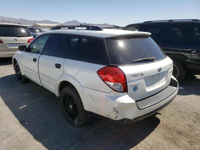 Photo 3 from auction – 2009 SUBARU OUTBACK with VIN 4S4BP60C097320985