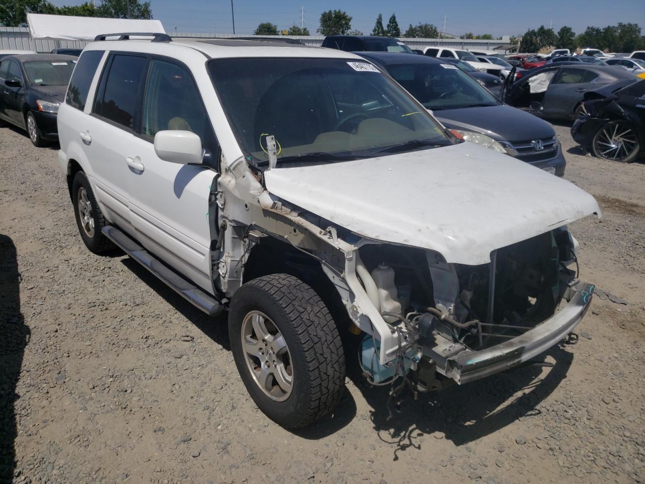 Photo 14 from auction – 2007 HONDA PILOT EXL with VIN 5FNYF18757B025027