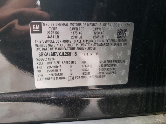 Photo 10 from auction – 2018 GMC TERRAIN SL with VIN 3GKALMEVXJL260115