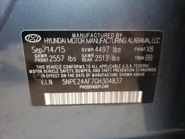 Photo 10 from auction – 2016 HYUNDAI SONATA SE with VIN 5NPE24AF7GH304837