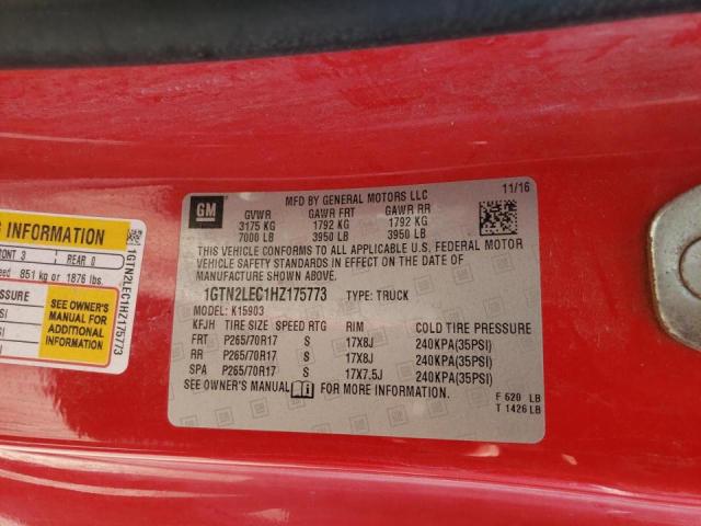 Photo 10 from auction – 2017 GMC SIERRA K15 with VIN 1GTN2LEC1HZ175773
