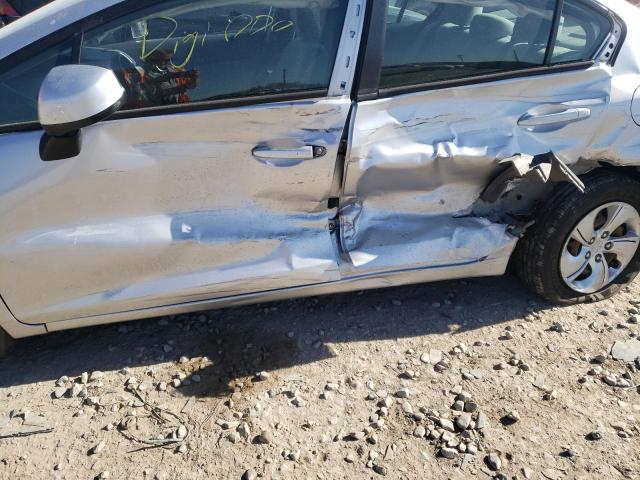Photo 9 from auction – 2013 HONDA CIVIC LX with VIN 19XFB2F5XDE052364