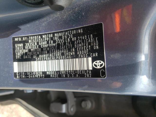 Photo 10 from auction – 2020 TOYOTA COROLLA LE with VIN 5YFEPRAE6LP099546
