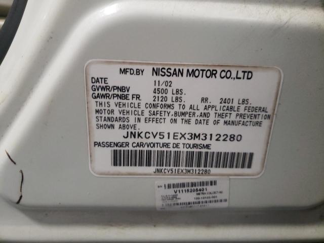 Photo 10 from auction – 2003 INFINITI G35 with VIN JNKCV51EX3M312280