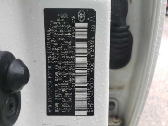 Photo 10 from auction – 2015 TOYOTA COROLLA L with VIN 2T1BURHE5FC293734