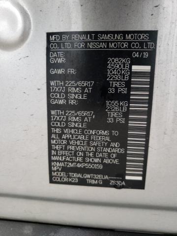 Photo 10 from auction – 2019 NISSAN ROGUE S with VIN KNMAT2MT4KP550159