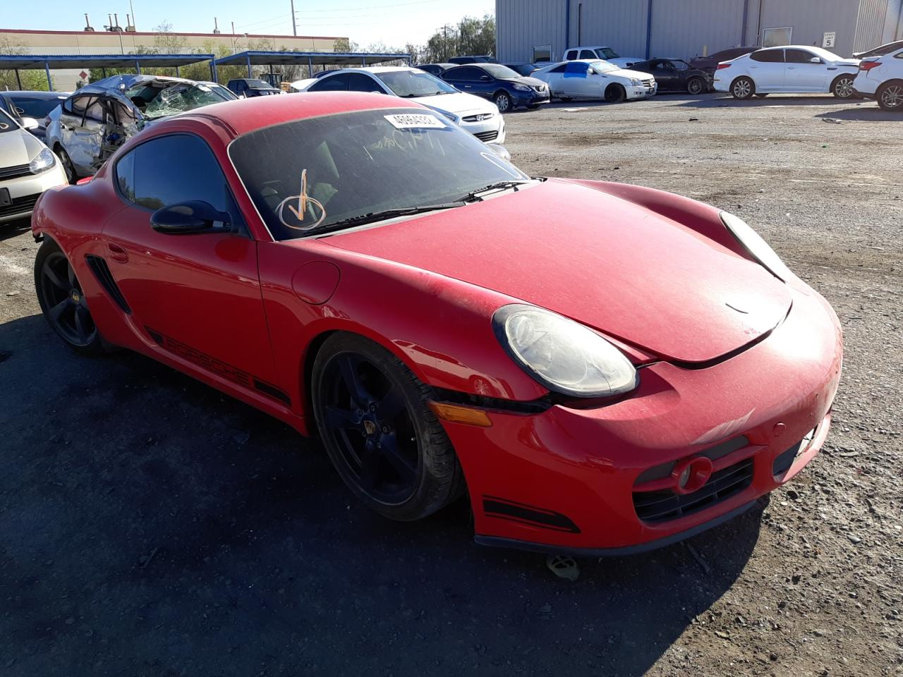 PORSCHE CAYMAN S 2007 with VIN WP0AA29847U762515 - Photo from auction