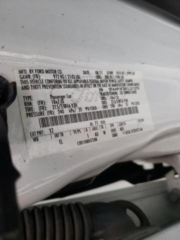 Photo 9 from auction – 2012 FORD FOCUS SE with VIN 1FAHP3F20CL211278