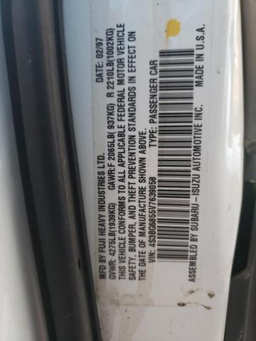 Photo 10 from auction – 1997 SUBARU LEGACY OUT with VIN 4S3BG6855V7639058