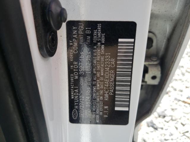 Photo 10 from auction – 2013 HYUNDAI ACCENT GLS with VIN KMHCT4AEXDU423331