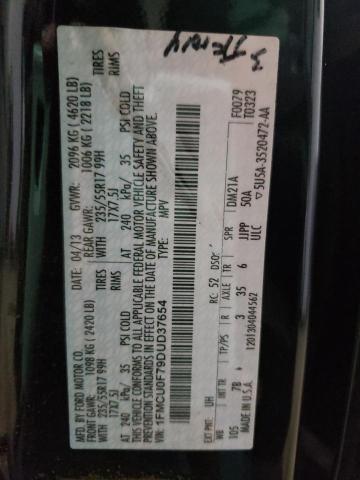 Photo 10 from auction – 2013 FORD ESCAPE S with VIN 1FMCU0F79DUD37654
