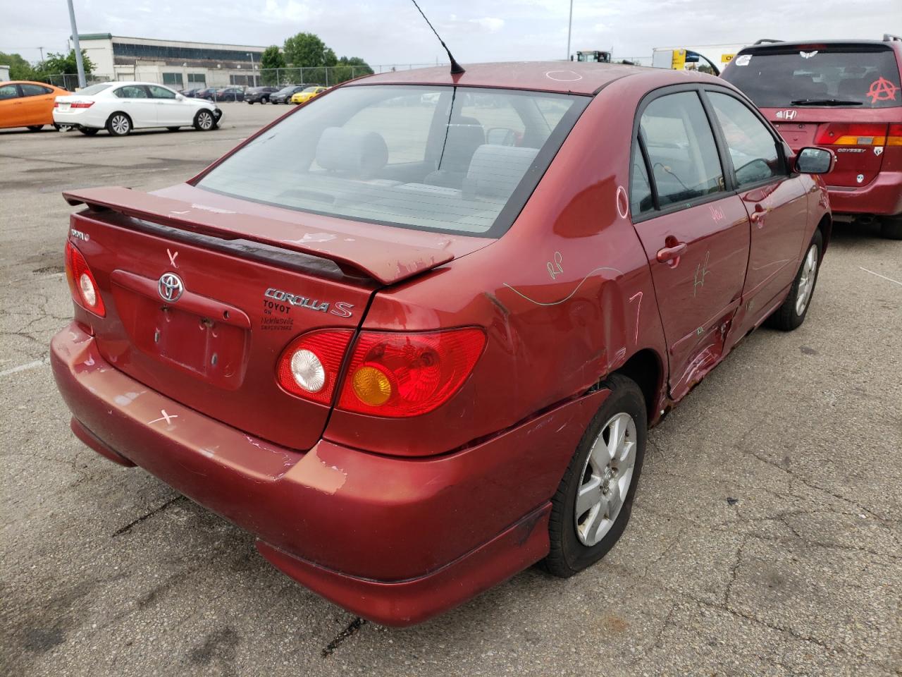 Photo 4 from auction – 2004 TOYOTA COROLLA CE with VIN 2T1BR32E34C263961