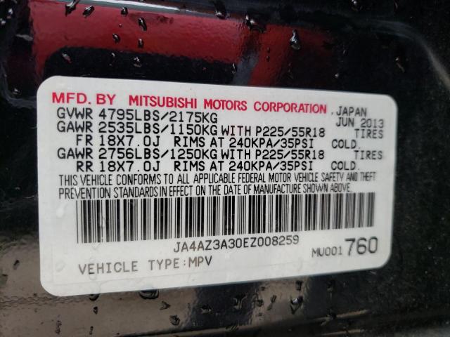 صورة رقم 10 من المزاد - 2014 MITSUBISHI OUTLANDER مع VIN JA4AZ3A30EZ008259