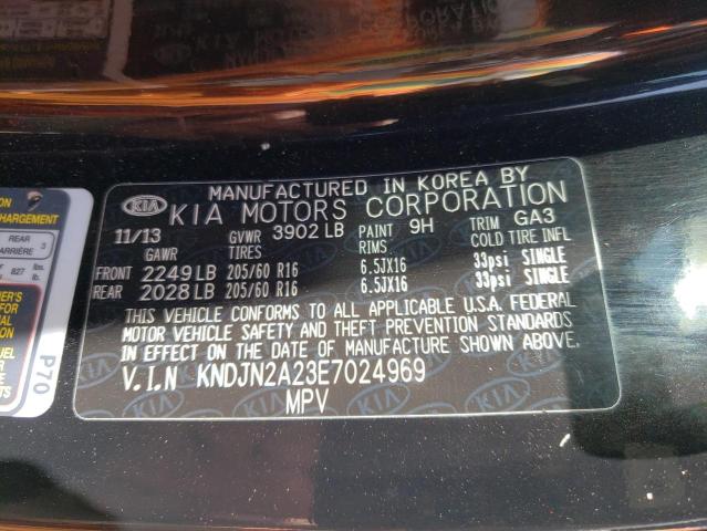 Photo 10 from auction – 2014 KIA SOUL with VIN KNDJN2A23E7024969