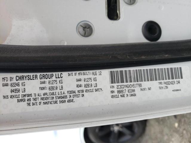 Photo 10 from auction – 2013 DODGE CHALLENGER with VIN 2C3CDYAGXDH517789