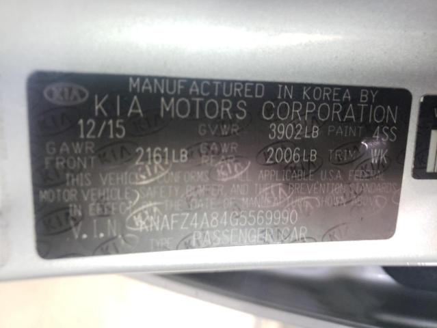 Photo 10 from auction – 2016 KIA FORTE EX with VIN KNAFZ4A84G5569990