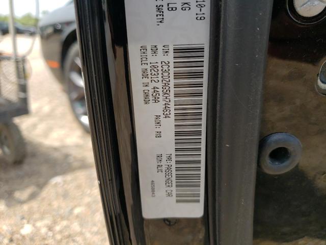 Photo 10 from auction – 2019 DODGE CHALLENGER with VIN 2C3CDZAG5KH744634