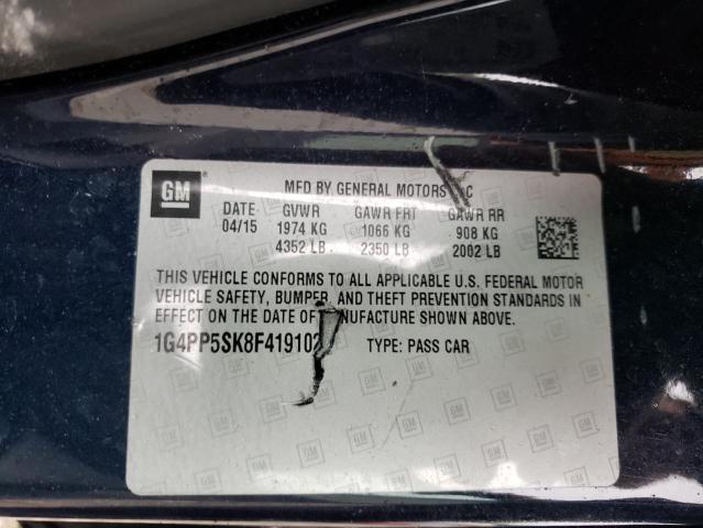 Photo 10 from auction – 2015 BUICK VERANO with VIN 1G4PP5SK8F4191024