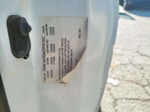 Photo 10 from auction – 2000 CHEVROLET METRO with VIN 2C1MR2268Y6728959
